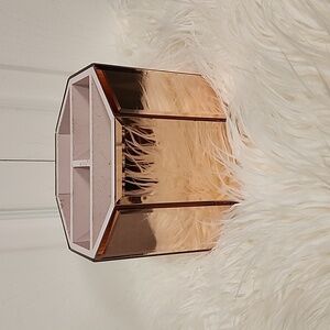 Pottery Barn Rose Gold Makeup Organizer
